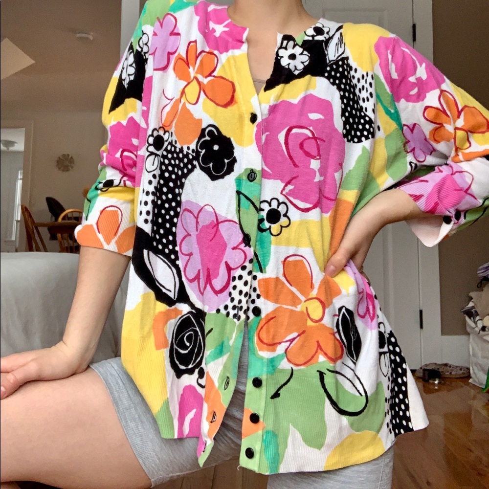 Floral Cyrus sweater